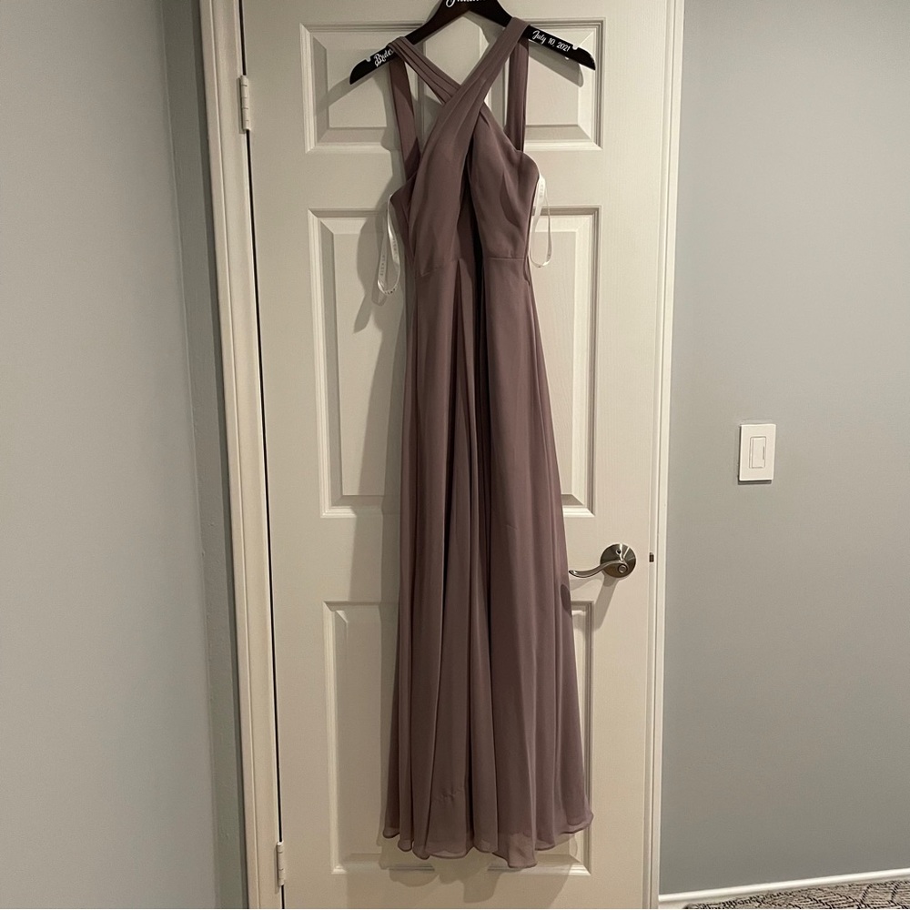Azazie Dixie Bridesmaids Dress in Dusk